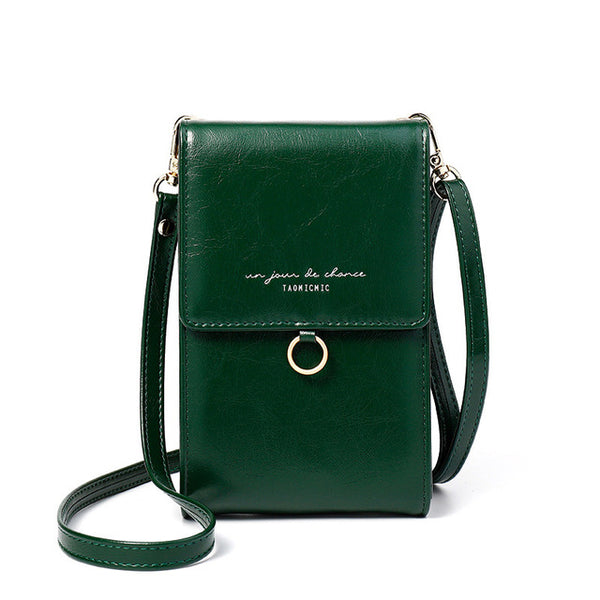 Luxury Women Phone Messenger Bag Leather Mini Summer Shoulder Bags Ladies Coin Purses Crossbody Bag Fashion Brand Female Wallets