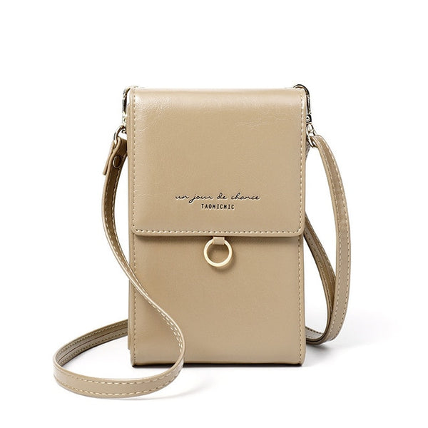 Luxury Women Phone Messenger Bag Leather Mini Summer Shoulder Bags Ladies Coin Purses Crossbody Bag Fashion Brand Female Wallets