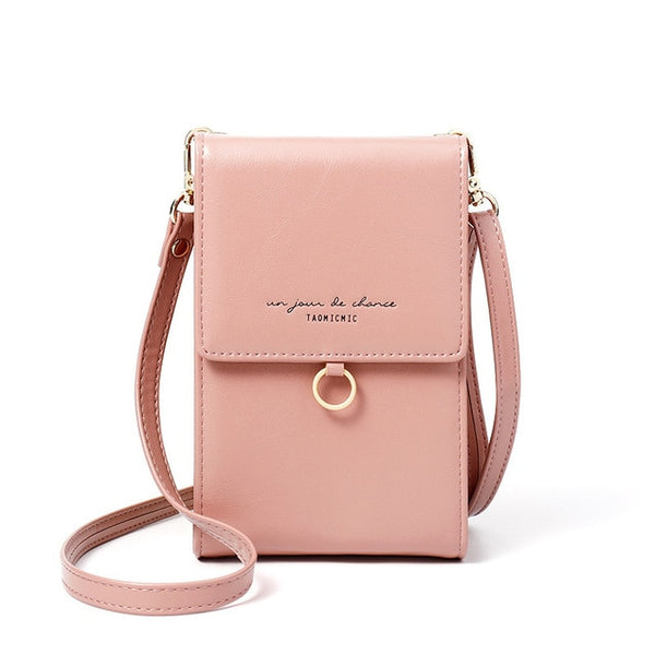 Luxury Women Phone Messenger Bag Leather Mini Summer Shoulder Bags Ladies Coin Purses Crossbody Bag Fashion Brand Female Wallets