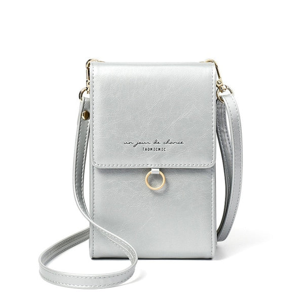 Luxury Women Phone Messenger Bag Leather Mini Summer Shoulder Bags Ladies Coin Purses Crossbody Bag Fashion Brand Female Wallets