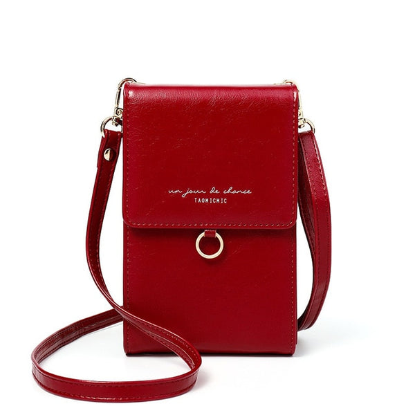 Luxury Women Phone Messenger Bag Leather Mini Summer Shoulder Bags Ladies Coin Purses Crossbody Bag Fashion Brand Female Wallets